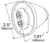 Clr/Mkr Lmp,2.5",Red,Supernovaled,Beehv | GRO47222