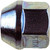 Bulge Wheel Lug Nut M14-1.50, 21mm Hex | DOR611-257.1