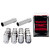 Chrome SplineDrive 4 Lug Wheel Installation Kit (M12 x 1.25 Thread Size); Set of 12 Lug Nuts, 1 Installation Tool, 4 Wheel Locks, 1 key, Key Storage Pouch | 46265454