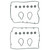 Engine Valve Cover Gasket Set | 557VS 50662 R