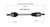 2012 Honda Civic (Coupe/Sedan) CV Axle Assembly  - Front Left | GSPNCV36154