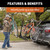 Tray-Style Hitch-Mounted Bike Rack (4 Bikes, 2" Shank) | CRT18087