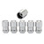 Chrome Cone Seat Wheel Lock Set (M12 x 1.5 Thread Size) - Set of 5 Locks and 1 Key | 46224537