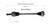 07-10 Audi Q7 (3.0, 3.6, 4.2) CV Axle Assembly  - Rear | GSPNCV27038