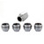Cone Seat- Under Hub Cap Wheel Lock Set (M12 x 1.25 Thread Size) - Set of 4 Locks and 1 Key | 46224013