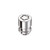 Chrome Cone Seat Wheel Lock Set (1/2-20 Thread Size) - Set of 4 Locks and 1 Key | 46224193