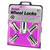 Chrome Cone Seat Wheel Lock Set (M14 x 1.5 Thread Size) - Set of 4 Locks and 1 Key | 46224215