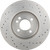 Premium UV Coated Xtra Cross Drilled Front Brake Rotor | BBB09.8655.1X