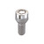 Chrome Bolt Style Cone Seat Wheel Lock Set (M12 x 1.25 Thread Size) - Set of 4 Locks and 1 Key | 46227216