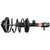 Quick-Strut Front Right Suspension Strut and Coil Spring Assembly | MON272974