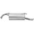 Quiet-Flow SS Direct Fit Exhaust Muffler Assembly 2.5" Inlet (OD) 1.75" Outlet (OD) | WEX54602