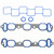 Engine Intake Manifold Gasket Set | 557MS 92165-1