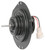 Flanged Vented CCW Blower Motor w/o Wheel | 4SE35388