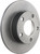Premium UV Coated Solid Rear Disc Brake Rotor | BBB08.8408.11