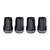 Lug Nut Set, Cone Seat Spline Drive, M12-1.50 (13/16" Hex) Black Finish - (Qty 4) Requires 65300 Install Tool | 46265357BK