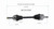 Chrysler, Dodge, Mitsubishi (3.0) CV Axle Assembly  - Front Left | GSPNCV51529