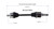 04-05 Mazda 3 (2.0, 2.3) CV Axle Assembly  - Front Left | GSPNCV47563