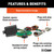 Custom Wiring Harness, 4-Way Flat Output, Select Lincoln Nautilus | CRT56446