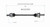BMW CV Axle Assembly  - Rear Right | GSPNCV27057