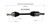 13-18 Toyota Avalon (2.5) CV Axle Assembly  - Front Left | GSPNCV69057