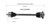 98-01 Volkswagen Passat GLS (1.8) CV Axle Assembly  - Front Right | GSPNCV23598