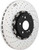 Premium Floating Two Piece UV Coated Vented Drilled And Slotted Front Brake Rotor | BBB09.9764.23