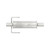 Direct Fit Exhaust Resonator and Pipe Assembly 2.25" Inlet (ID) 2.25" Outlet (OD) | WEX53686