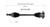 INFINITI, Nissan (Coupe/Sedan) CV Axle Assembly  - Rear Right | GSPNCV53169