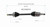 01-03 Toyota Prius CV Axle Assembly  - Front Left | GSPNCV69575