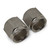 8AN To 1/2" Tube Nut Adapter Fitting With Endura Finish - Pair | RUS660581
