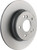 Premium UV Coated Solid Rear Disc Brake Rotor | BBB08.7211.21