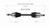 07-13 Mitsubishi Outlander (3.0) CV Axle Assembly  - Front Left | GSPNCV13004