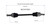 11-14 Mazda 2 CV Axle Assembly  - Front Left | GSPNCV47024