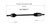 Subaru CV Axle Assembly  - Rear | GSPNCV66511