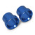 4AN To 1/4" Tube Sleeve Adapter Fitting With Blue Finish - 6 Pack | RUS660640