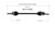 Chevrolet, Pontiac, Saturn (2.2, 2.4, 3.0, 3.5) CV Axle Assembly  - Rear Left | GSPNCV10266