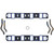 Intake Manifold Gasket Set - Ford V8 Windsor Small Block, 0.065" Thick, 1.28" x 2.10" Port | 5571262 S-3