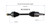 Lexus (3.5) CV Axle Assembly  - Front Left | GSPNCV69016