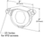 License Light Mounting Brackets, White | GRO43040