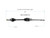 Nissan (1.8) CV Axle Assembly  - Front Right | GSPNCV53910
