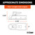 1-7/8" Straight-Tongue Coupler with Posi-Lock (2" Channel, 2,000 lbs, Zinc) | CRT25128