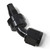 6AN 2-Piece 45 Degree Swivel Hose End Without Socket With Black Finish | RUS615093