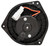 Flanged Vented CCW Blower Motor w/ Wheel | 4SE76914