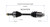 Ford, Lincoln, Mercury (3.0) CV Axle Assembly  - Front Right | GSPNCV47579