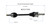 01-04 Ford Mustang (4.6) CV Axle Assembly  - Rear | GSPNCV11193