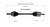 03-11 Honda Element CV Axle Assembly  - Front Left | GSPNCV36500