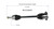 INFINITI (3.7) CV Axle Assembly  - Rear Left | GSPNCV39007