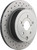 Premium UV Coated Xtra Cross Drilled Rear Disc Brake Rotor | BBB09.A198.1X