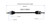 Chrysler, Dodge (2.5) CV Axle Assembly  - Front Right | GSPNCV12554