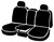 OE30 Series - OE Tweed Custom Fit Front Seat Cover- Charcoal | 947OE38-30 CHARC